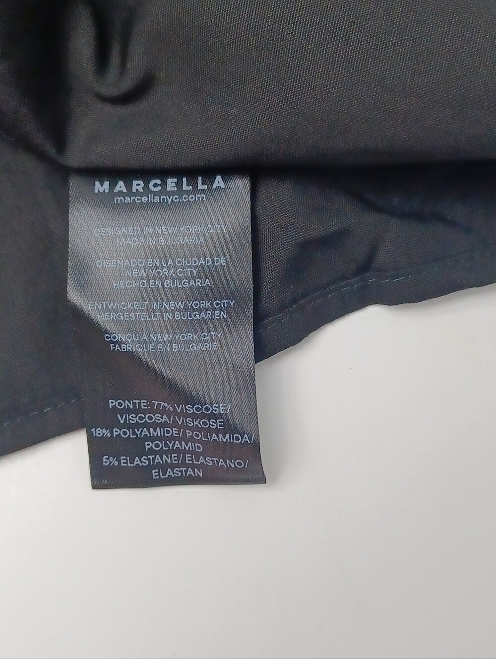 Marcella NYC Mila Maxi Dress Size M Women Off The Shoulder Pockets In Black - Picture 13 of 14